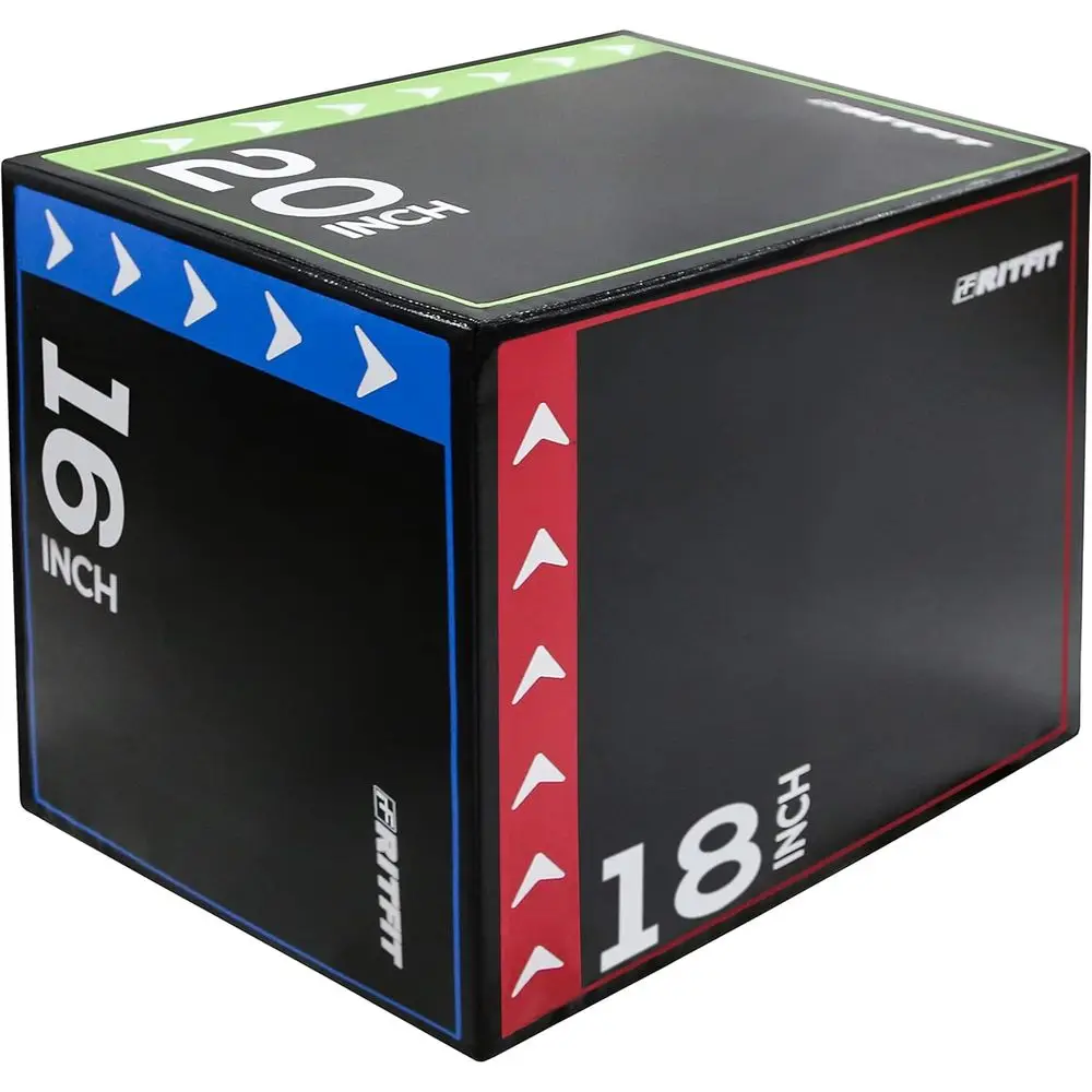 Home Gym Jump Box - 3-in-1 Plyometric Box Set - 30x24x20,