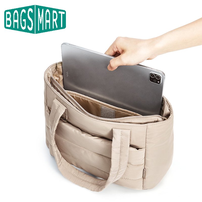 Home Gym Packages - BAGSMART Women's Bag Lightweight Puffy Tote