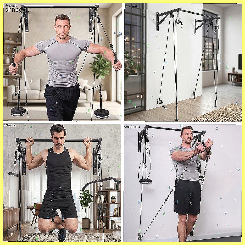 Home Gym Diy - Wall Mounted DIY Fitness Pulley System
