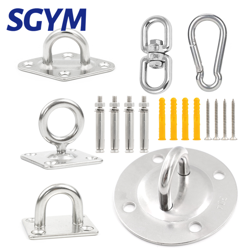 Yoga Trapeze Swing - 304 Stainless Steel Suspension Hammock Mount