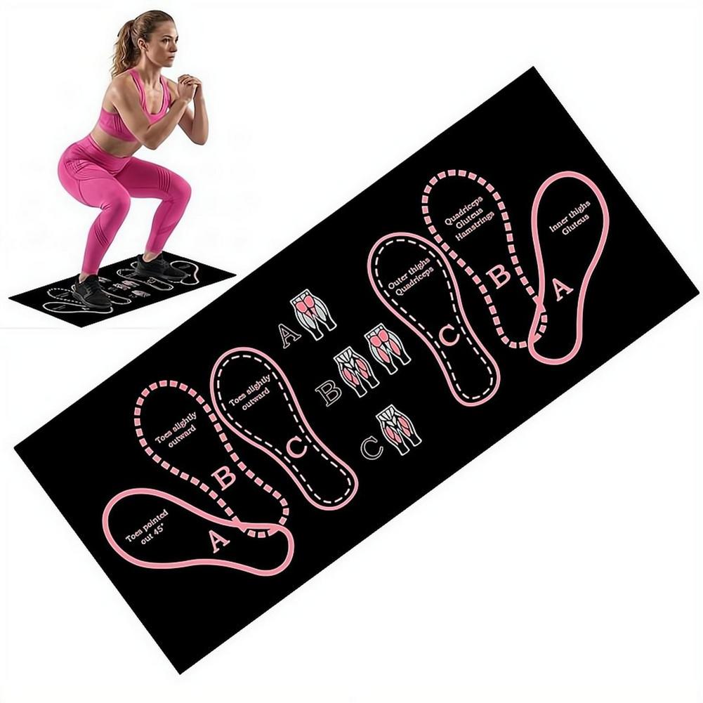 Home Zone Gym - Squat Training Mat Non Slip Foot