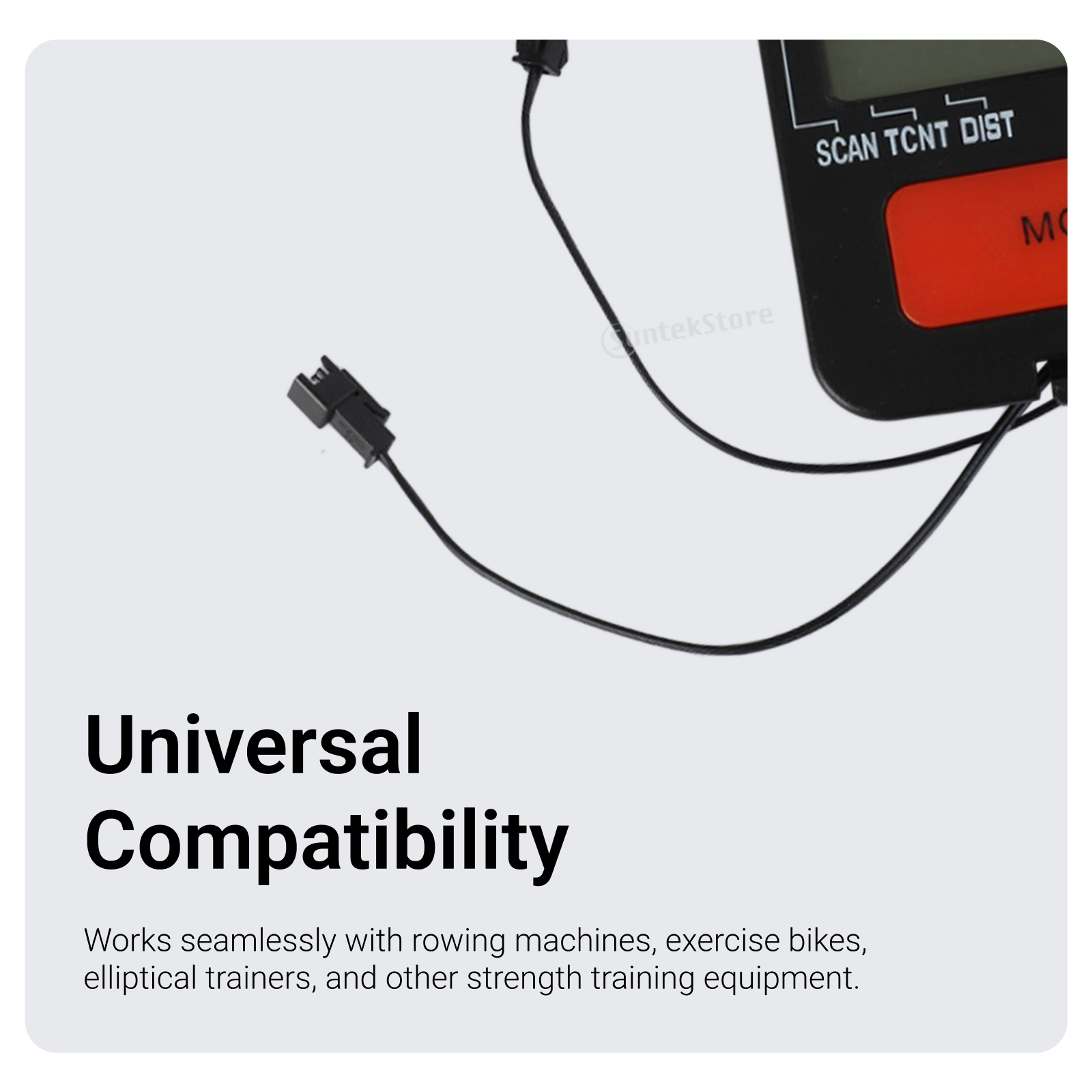 Home Gym Rowing Machine - Rowing Machine Monitor Universal Heart Rate