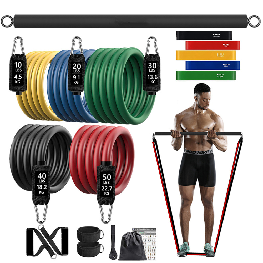 Home Gym Leg Machine - 150lb Fitness Booty Resistance Elastic Band