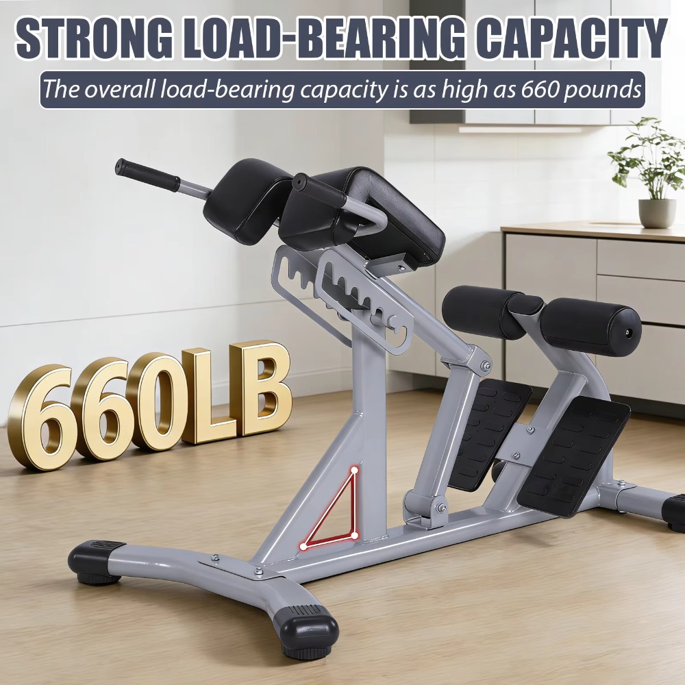 Hyperextension Bench Adjustabl - Home Gym Hamstring Exercises 评论和价格