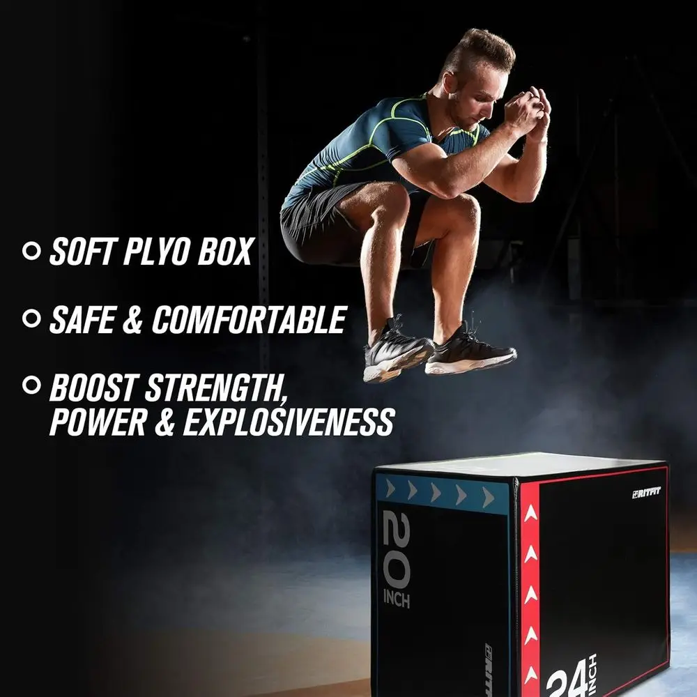 3-in-1 Plyometric Box Set - 30 - Home Gym Jump Box 评论和价格