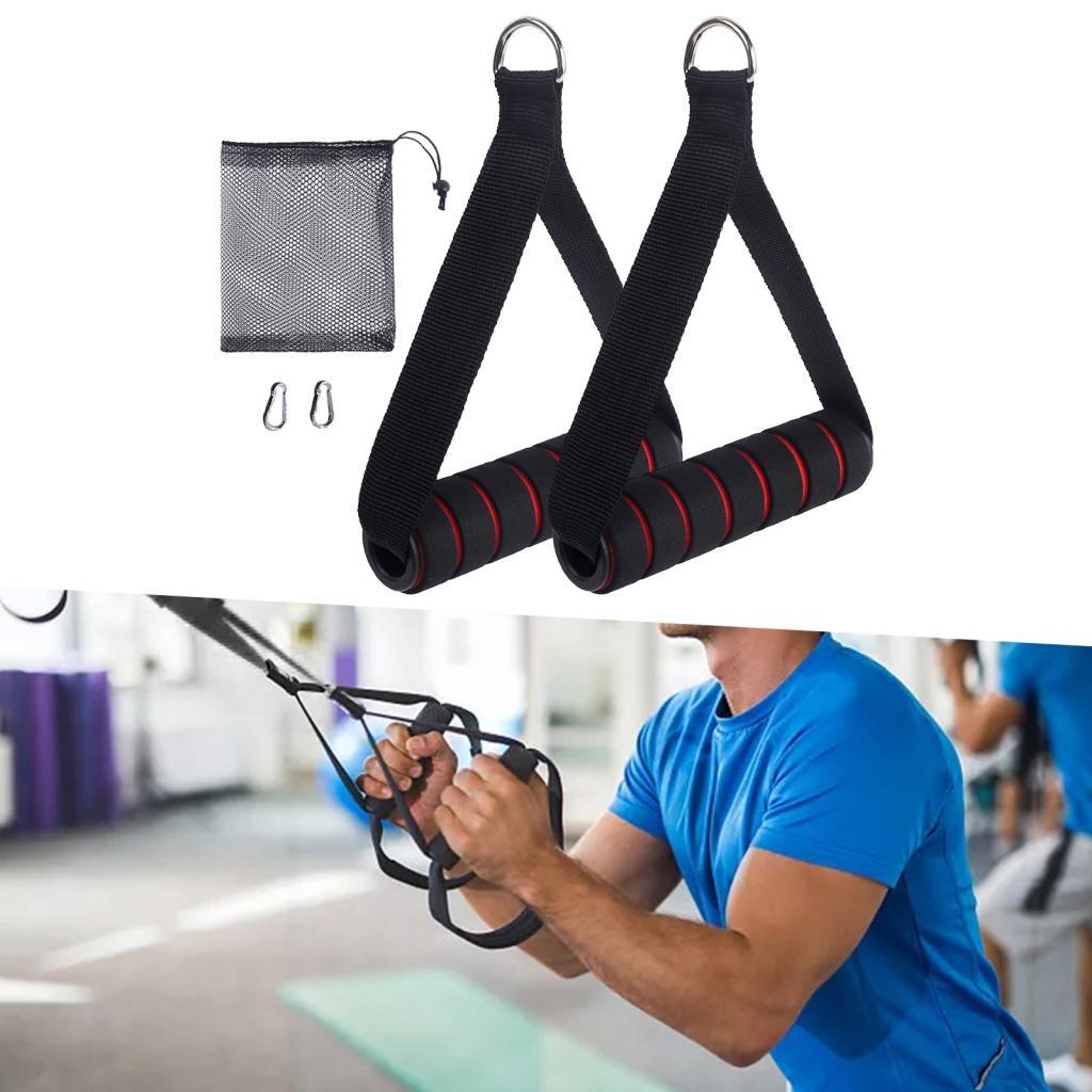 2x Exercise Handles Working Ou - Pulley Home Gym 评论和价格