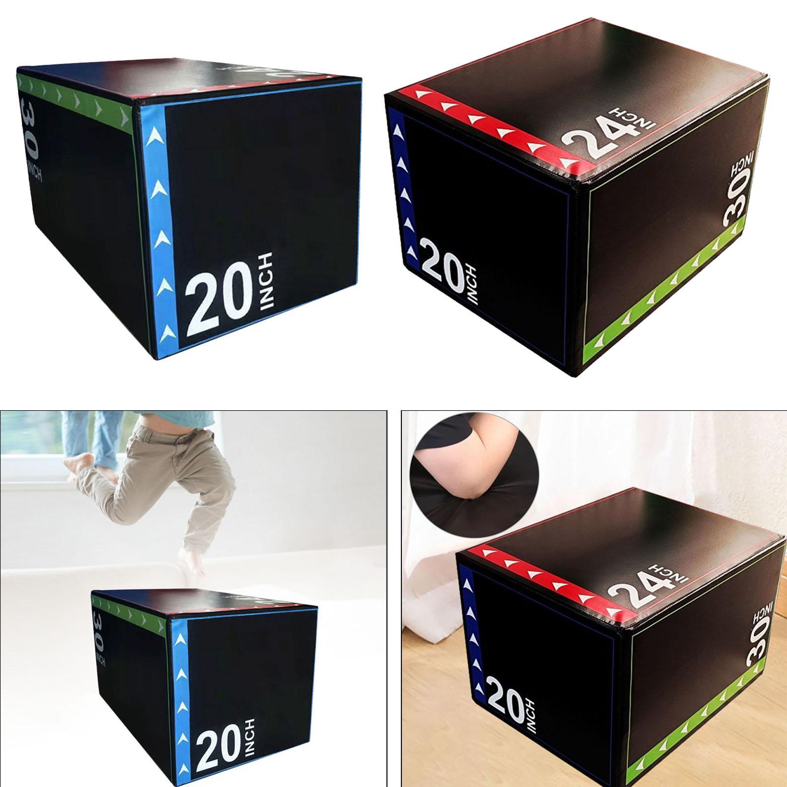3-in-1Jump Box Plyometric Box  - Home Gym Jump Box 评论和价格