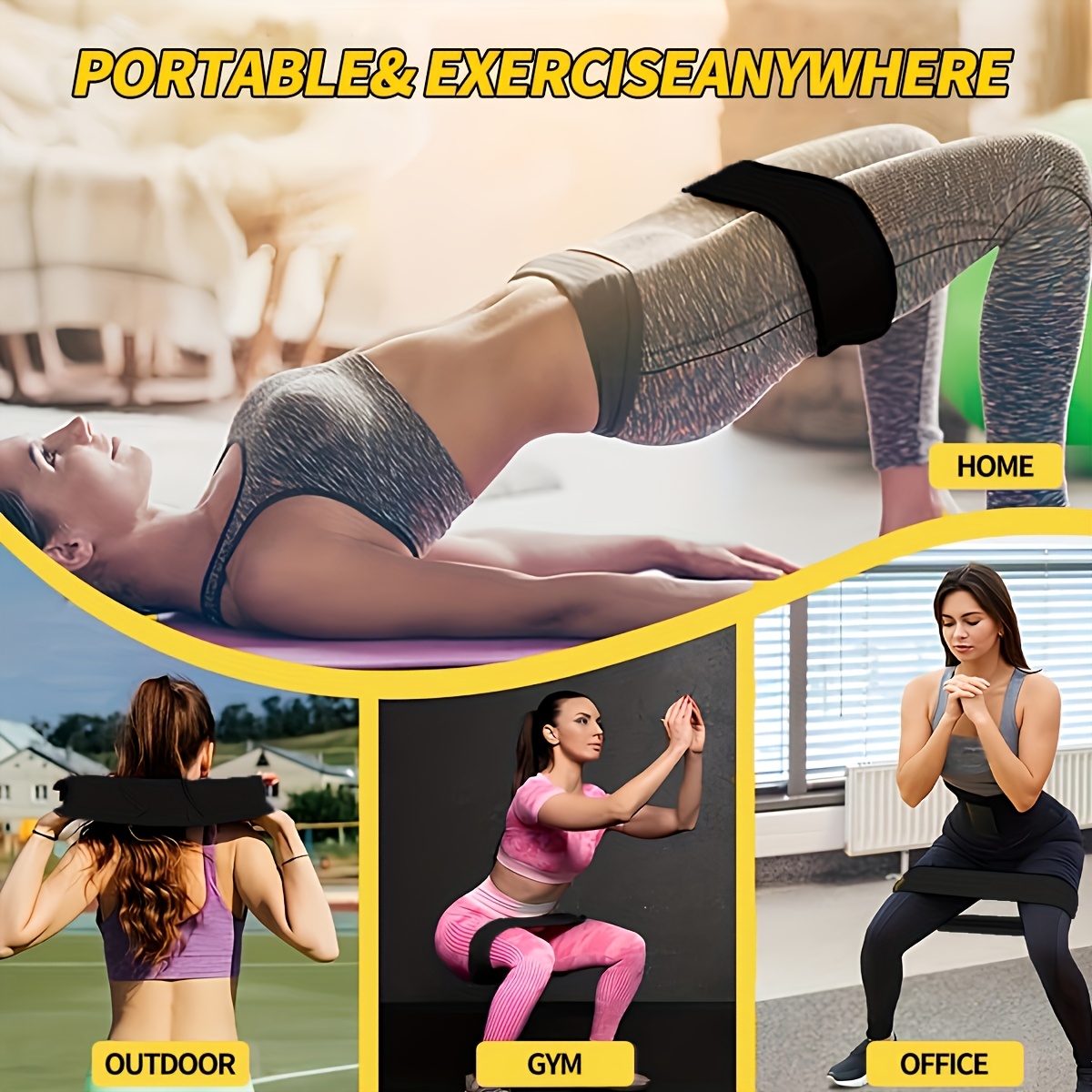 3PCS Resistance Bands Set, Ela - Home Gym Kit 评论和价格