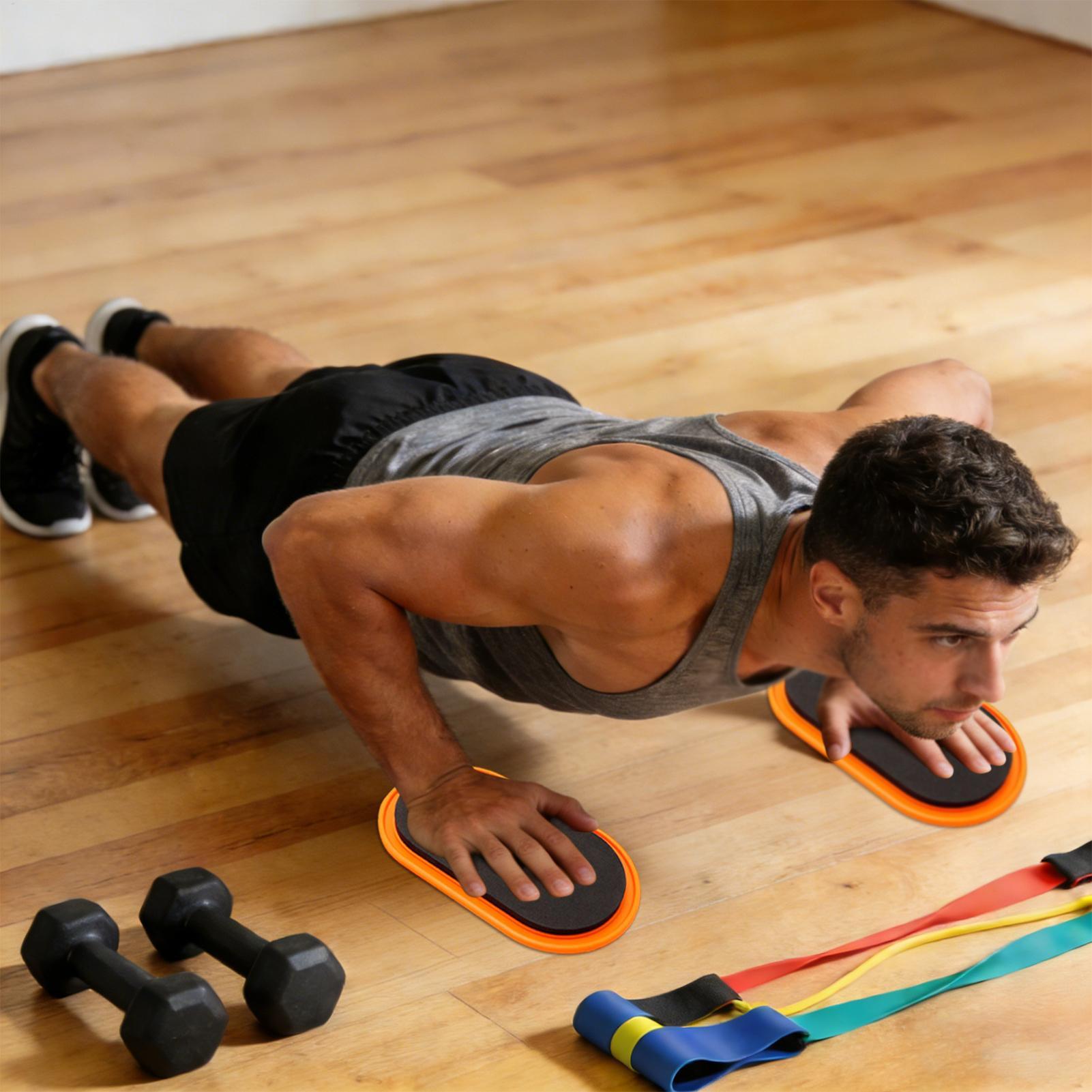 Workout Sliders Disc Oval Shap - Fitness Home Gym Equipment 评论和价格