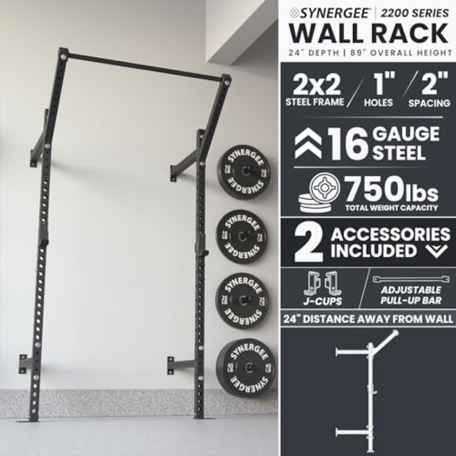 Wall Mounted Squat Rack for ho - Home Gym Rack 评论和价格
