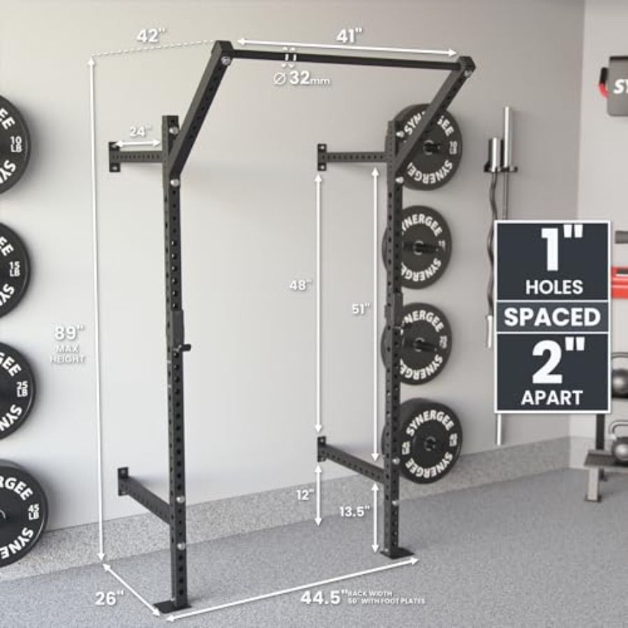 Wall Mounted Squat Rack for ho - Home Gym Rack 评论和价格