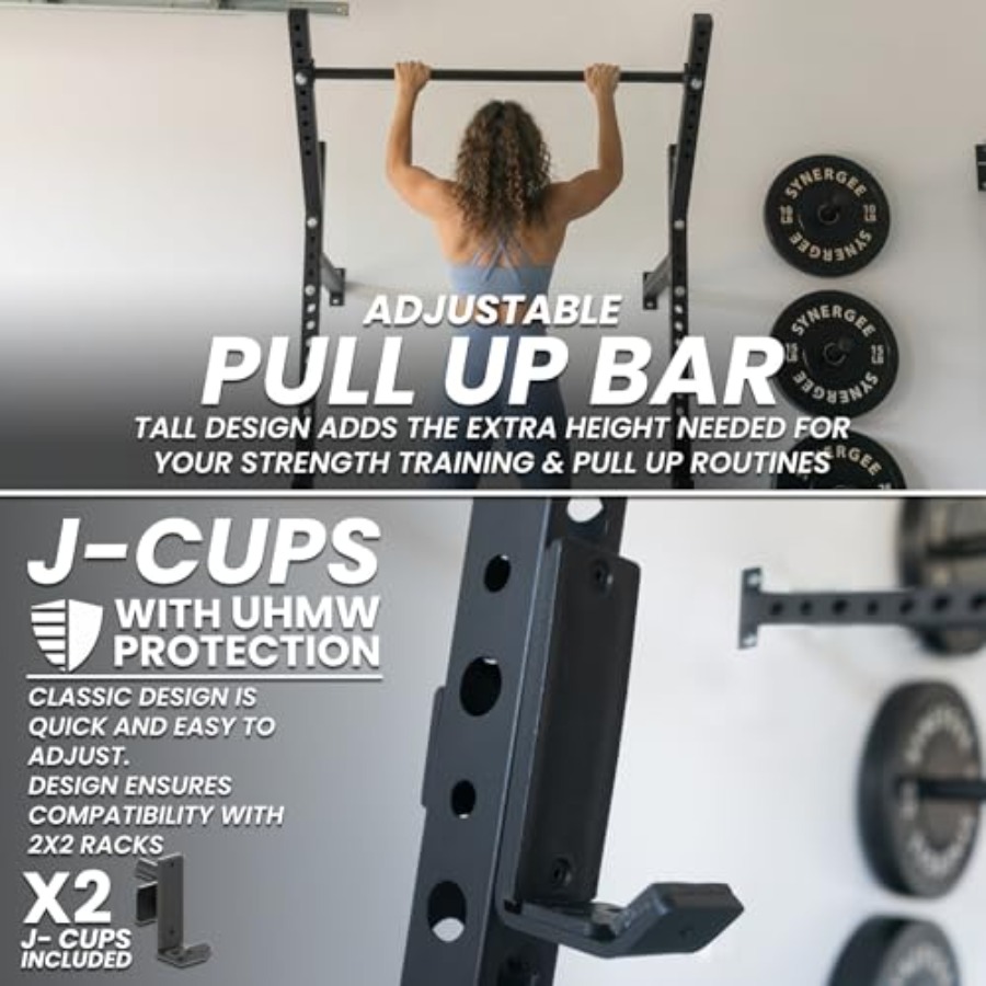 Wall Mounted Squat Rack for ho - Home Gym Rack 评论和价格