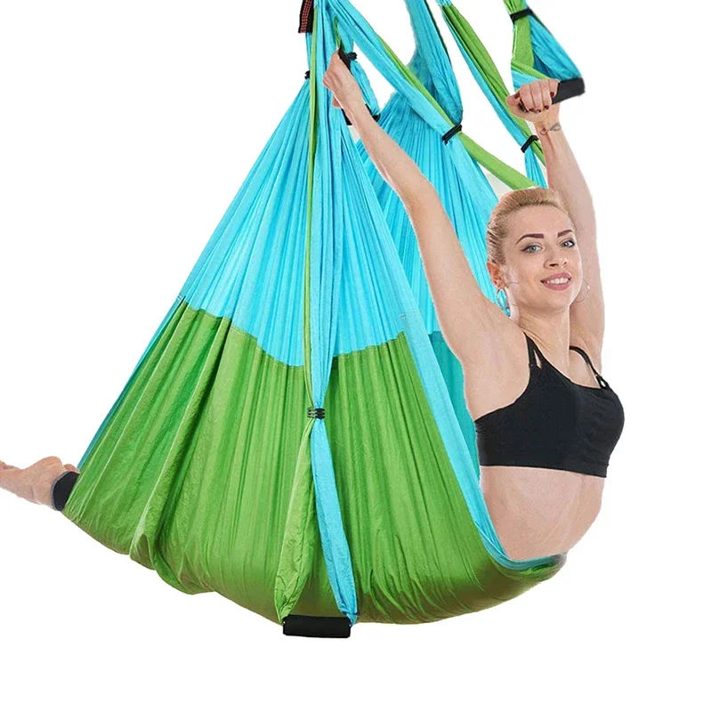 6 Handles Aerial Yoga Hammock  - Yoga Trapeze Swing 评论和价格