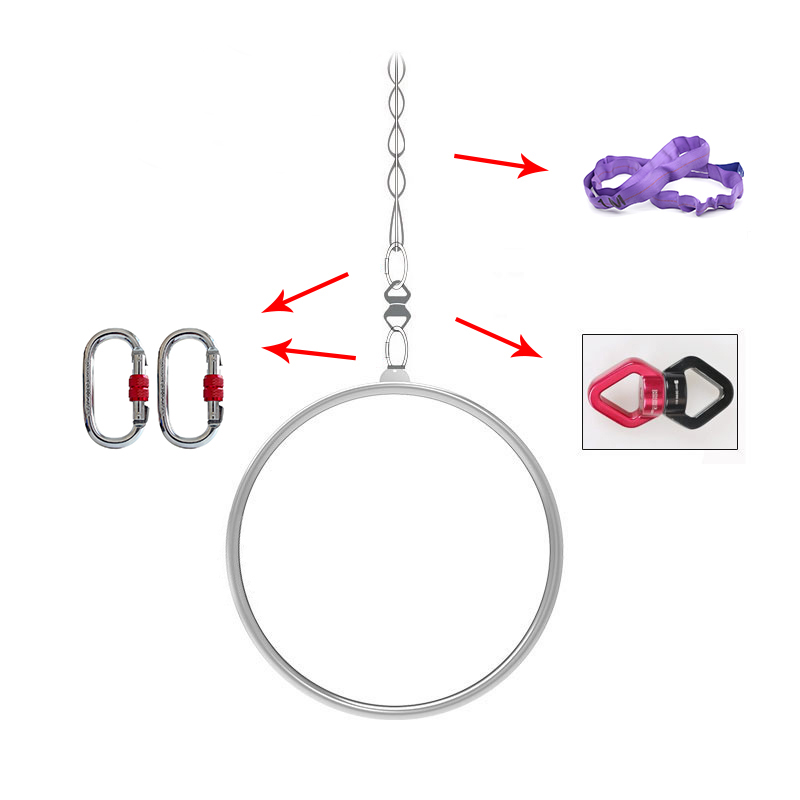 50cm Aerial Hoop Mini Lyra Kit - Home Gym Kit 评论和价格