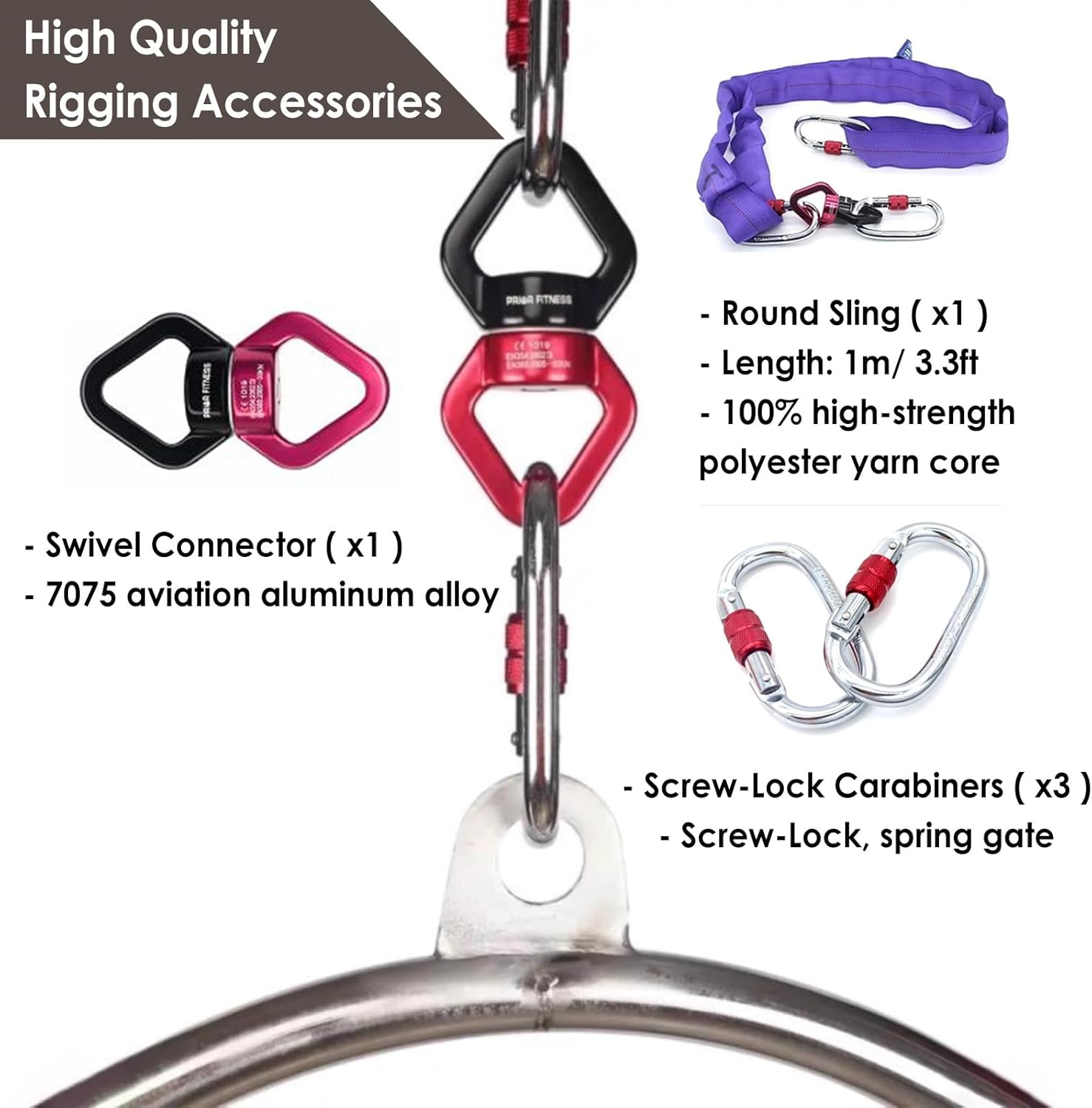 50cm Aerial Hoop Mini Lyra Kit - Home Gym Kit 评论和价格