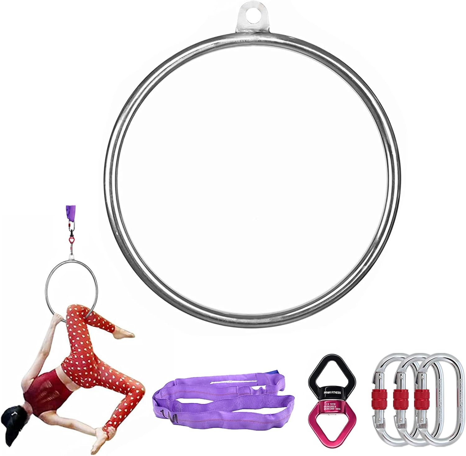50cm Aerial Hoop Mini Lyra Kit - Home Gym Kit 评论和价格