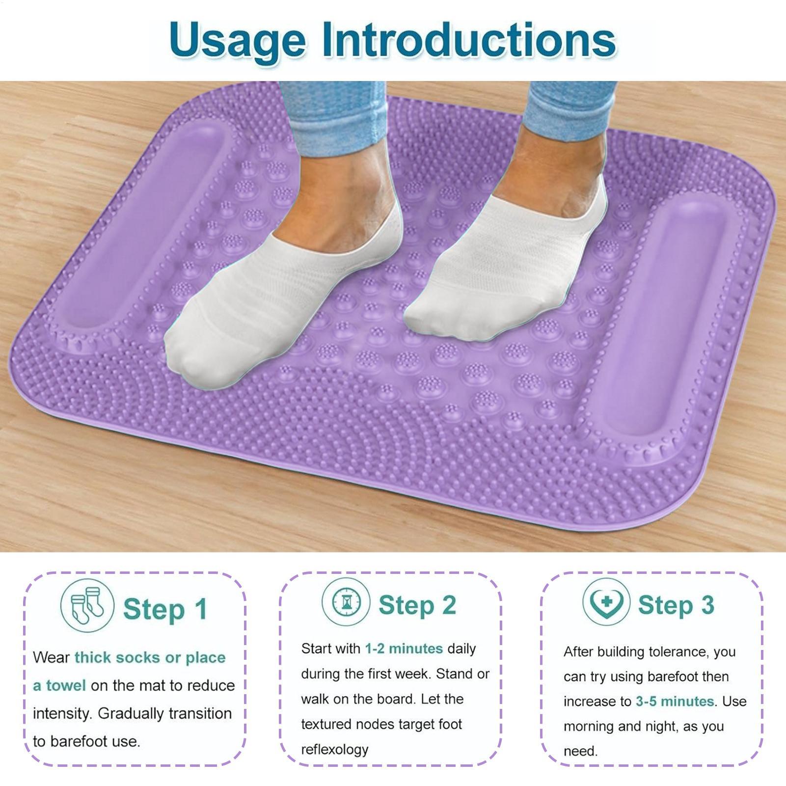 Foot Massage Mat Foot Reflexol - Home Zone Gym 评论和价格