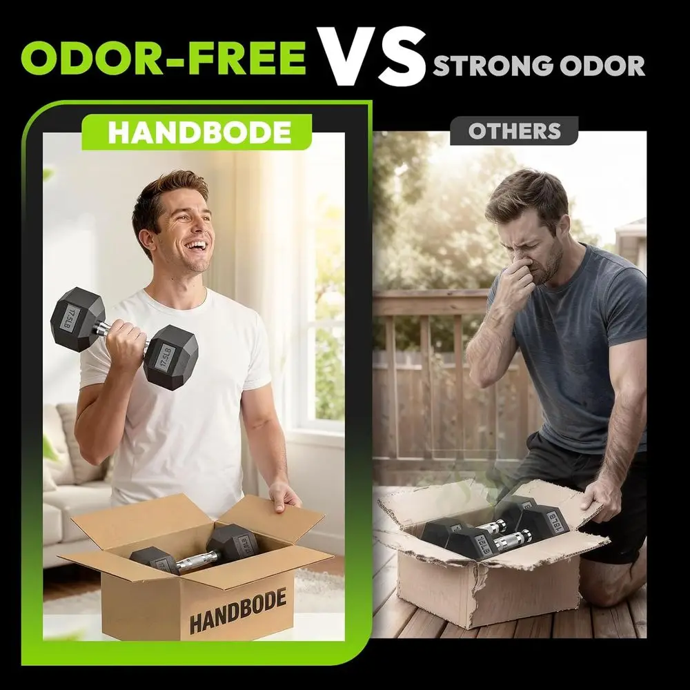 Hex Dumbbells with A-E Rack, 1 - Home Gym Rack 评论和价格