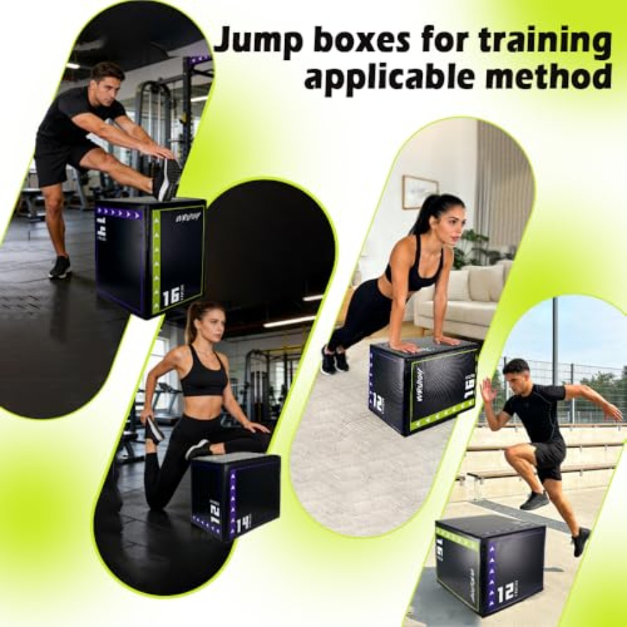 Home gym exercise box: foam bl - Home Gym Jump Box 评论和价格