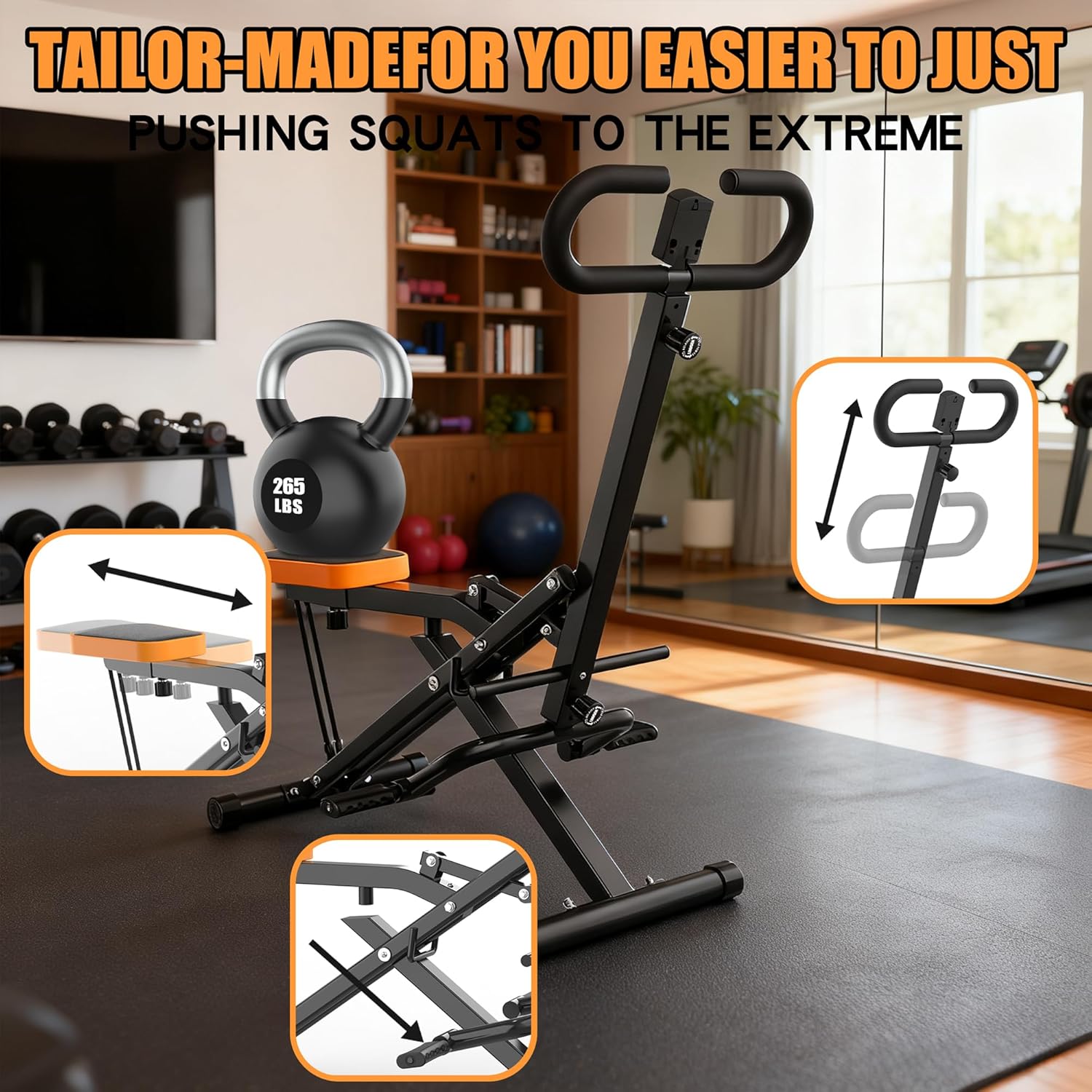 Squat Machine For Home, Assist - Home Gym Leg Machine 评论和价格