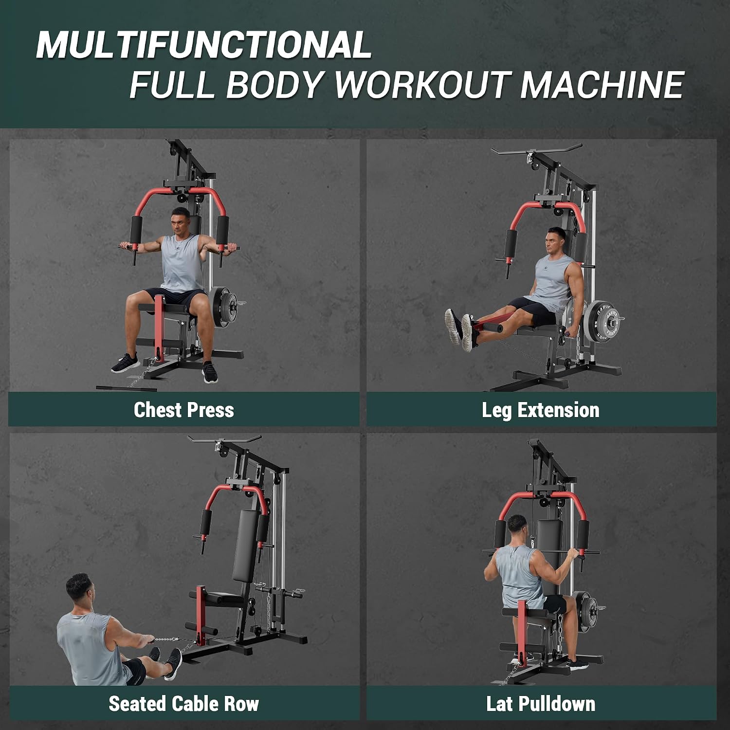 Full-Body Home Gym Machine wit - Pulley Home Gym 评论和价格