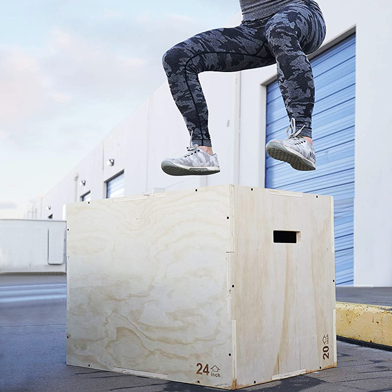 3 In 1 Wooden Fitness Plyometr - Home Gym Jump Box 评论和价格