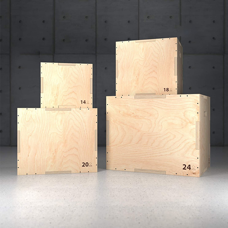 3 In 1 Wooden Fitness Plyometr - Home Gym Jump Box 评论和价格