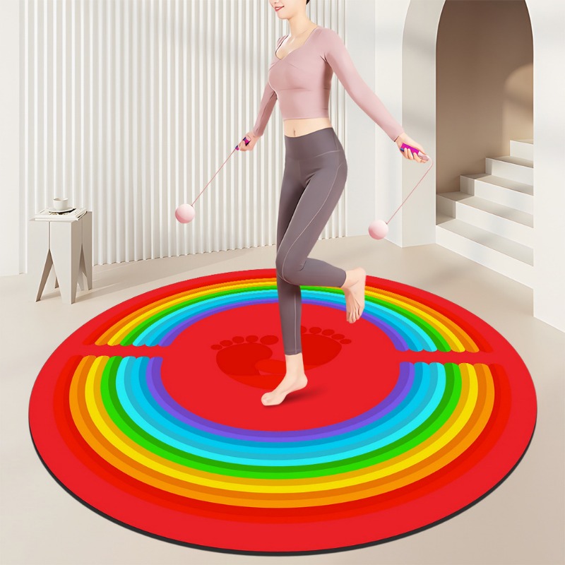 Rainbow Spiral Fitness Mat – C - Home Gym Diy 评论和价格