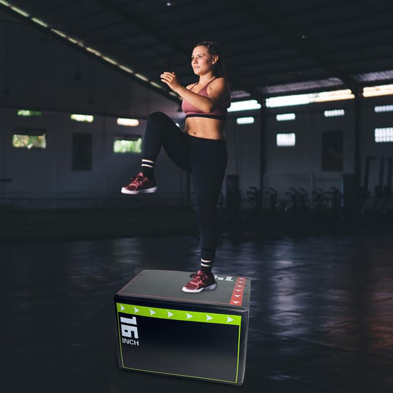 Plyometric Jump Box Shockproof - Home Gym Jump Box 评论和价格