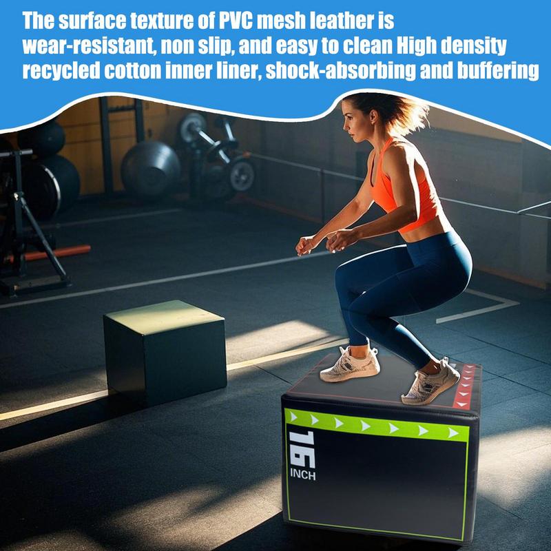 Plyometric Jump Box Shockproof - Home Gym Jump Box 评论和价格