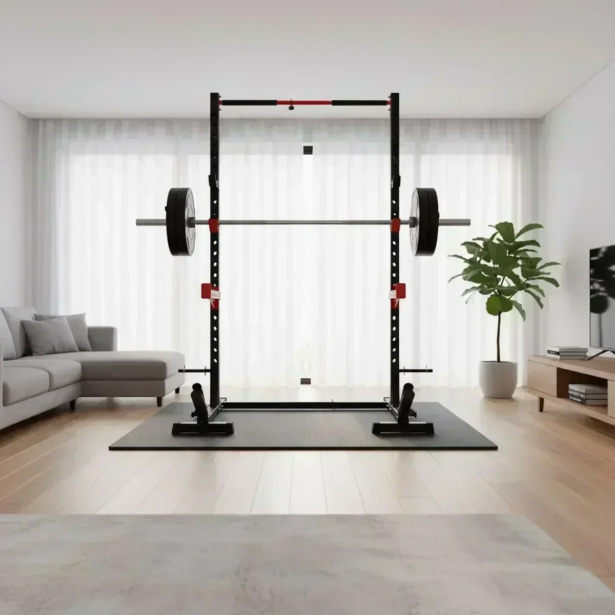 Adjustable Home Gym Squat Rack - Home Gym Rack 评论和价格