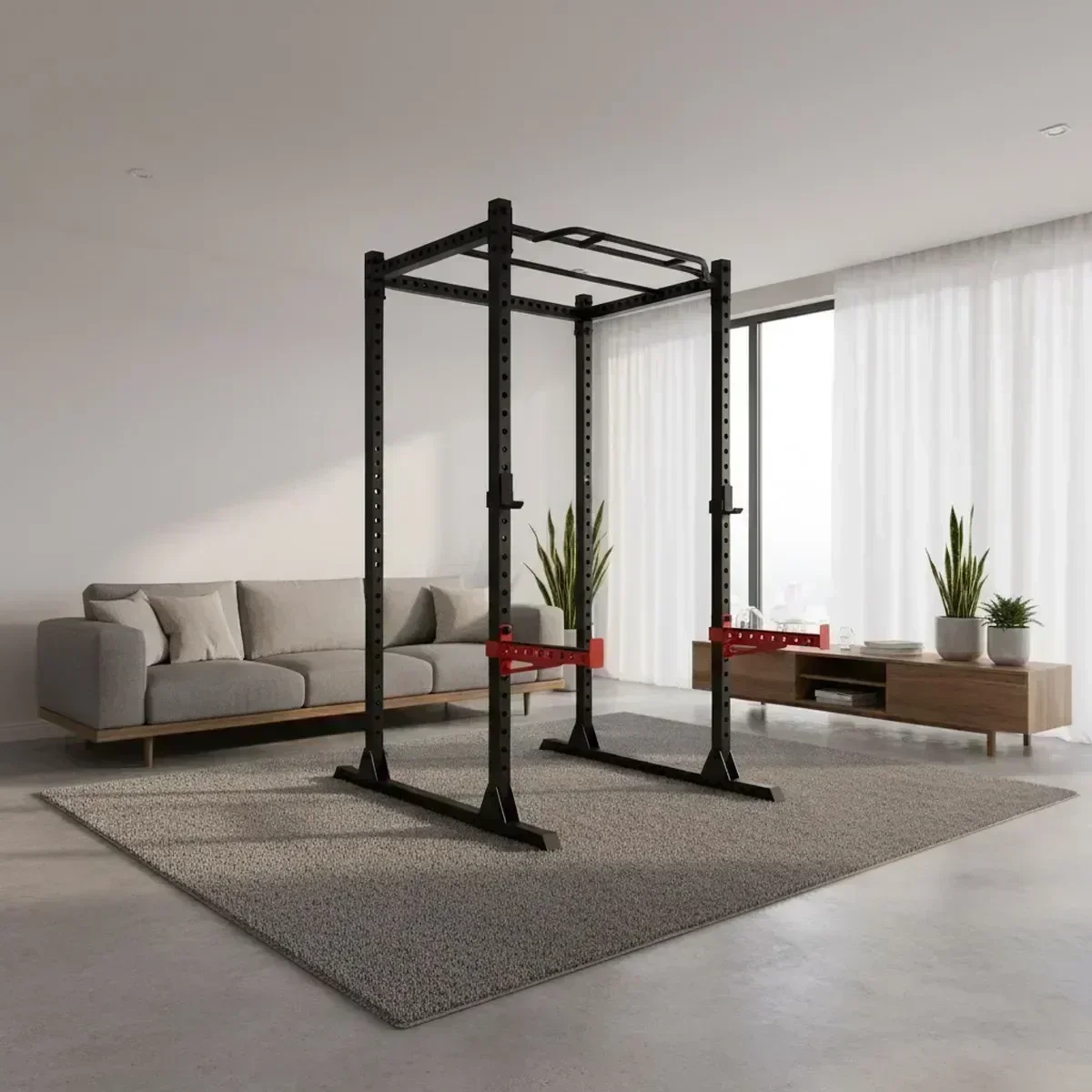 Adjustable Home Gym Squat Rack - Home Gym Rack 评论和价格