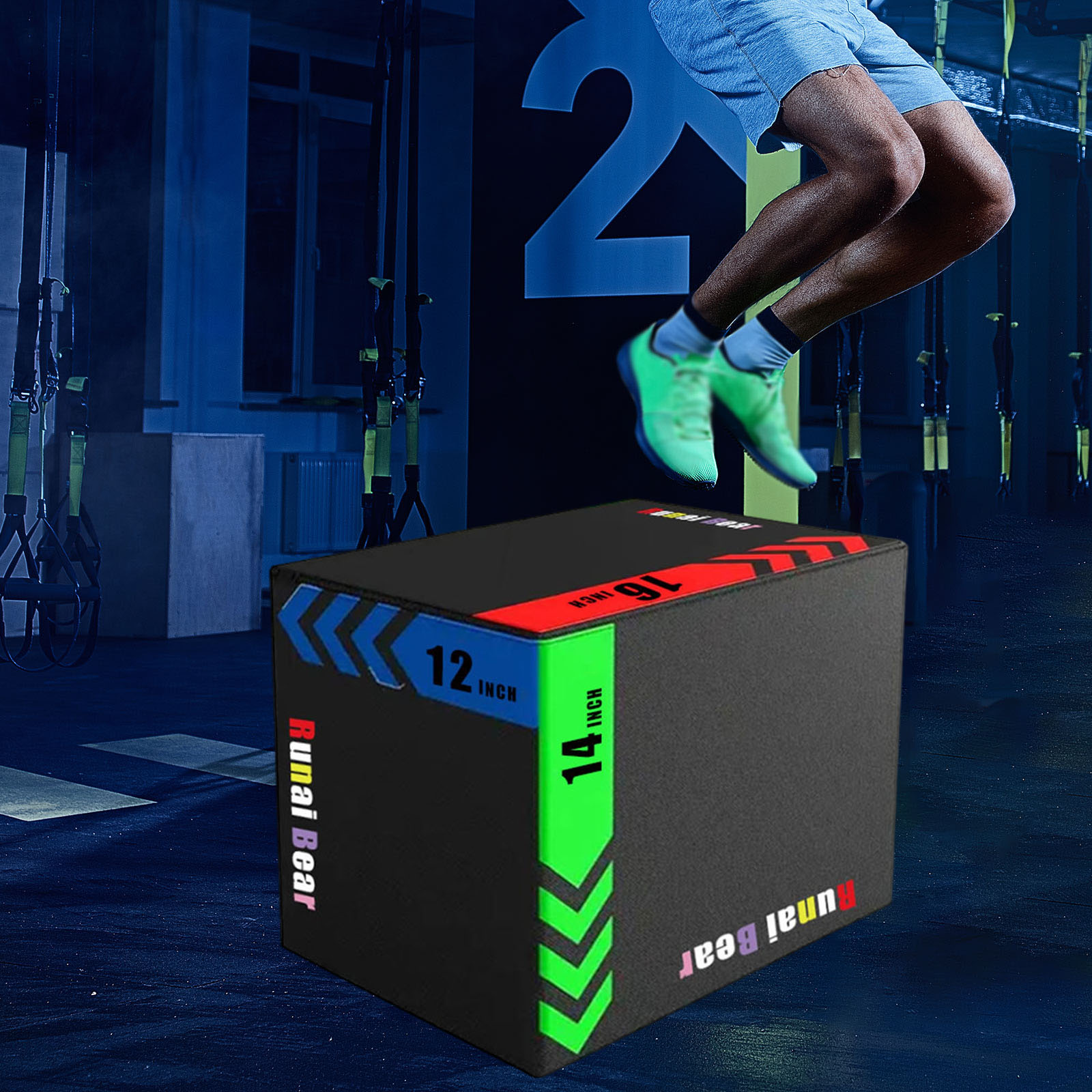 Plyo Jumping Exercise Box Port - Home Gym Jump Box 评论和价格