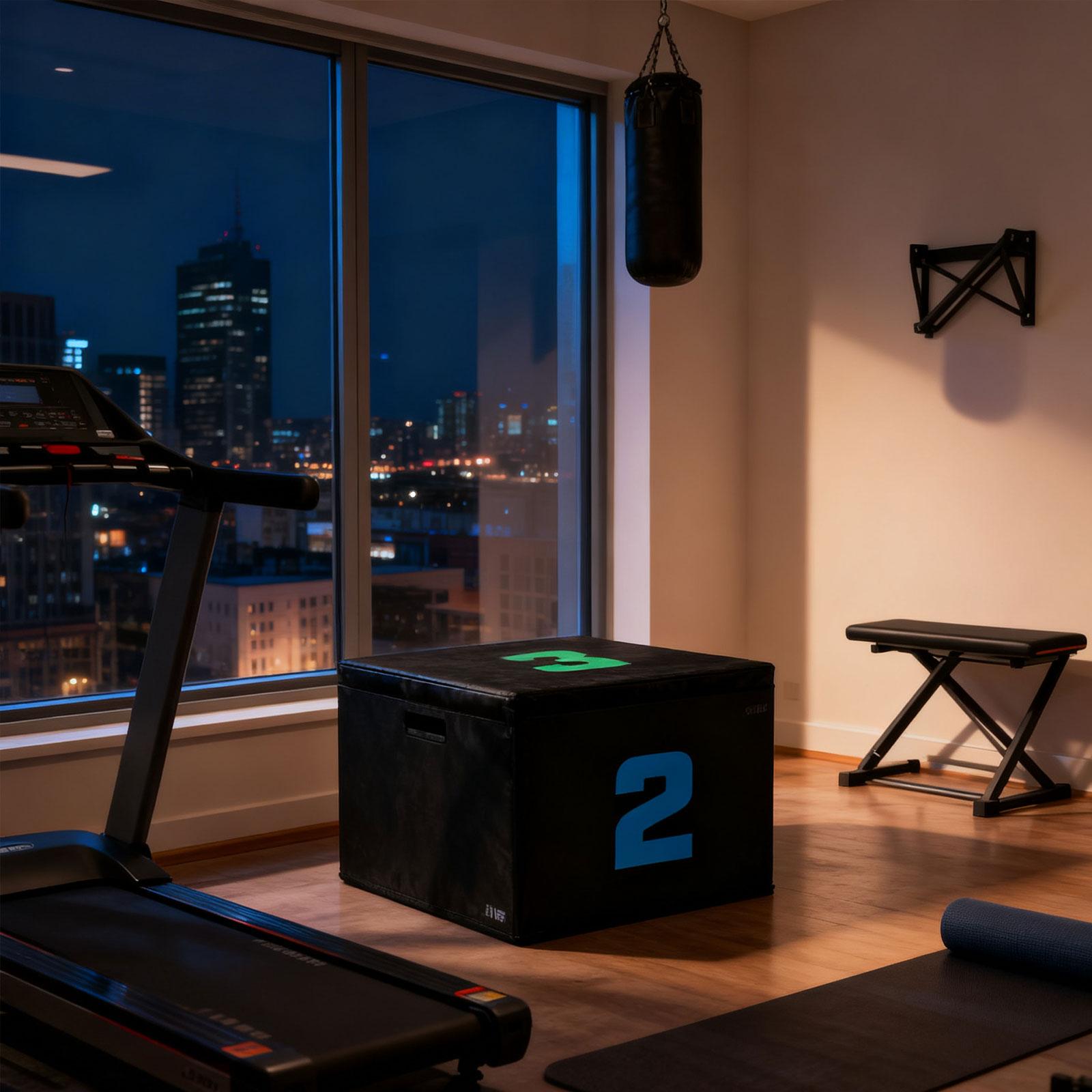 PVC Plyometric Jump Box Step P - Home Gym Jump Box 评论和价格