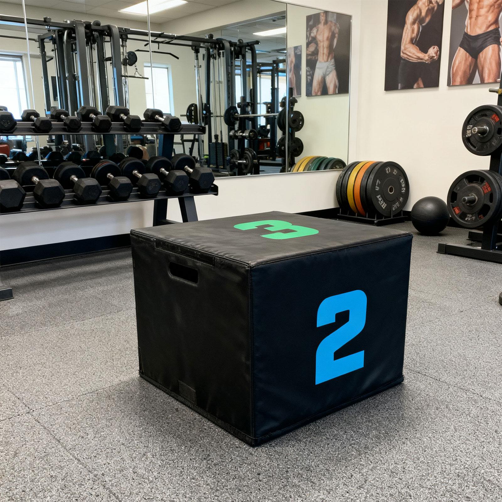 PVC Plyometric Jump Box Step P - Home Gym Jump Box 评论和价格