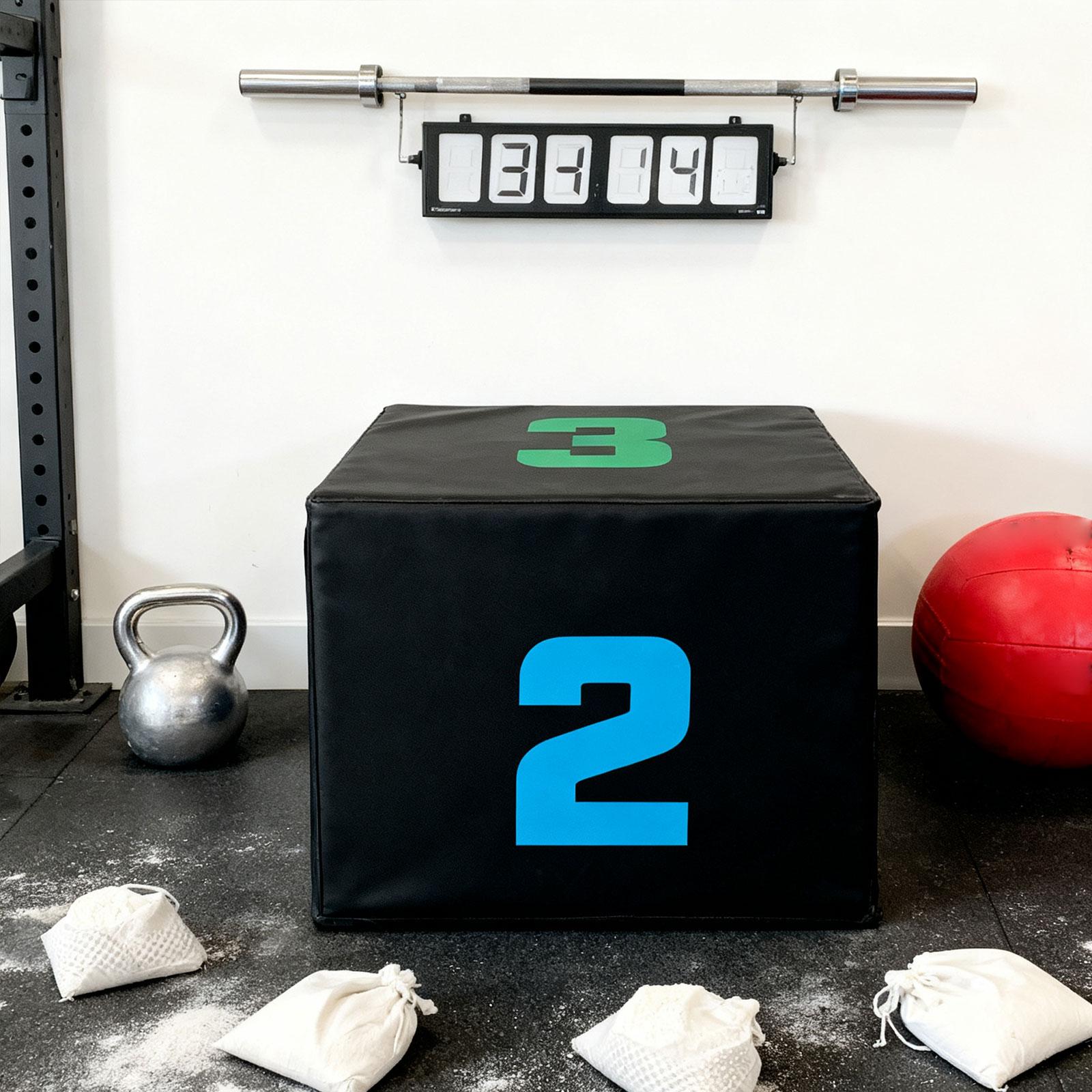 PVC Plyometric Jump Box Step P - Home Gym Jump Box 评论和价格