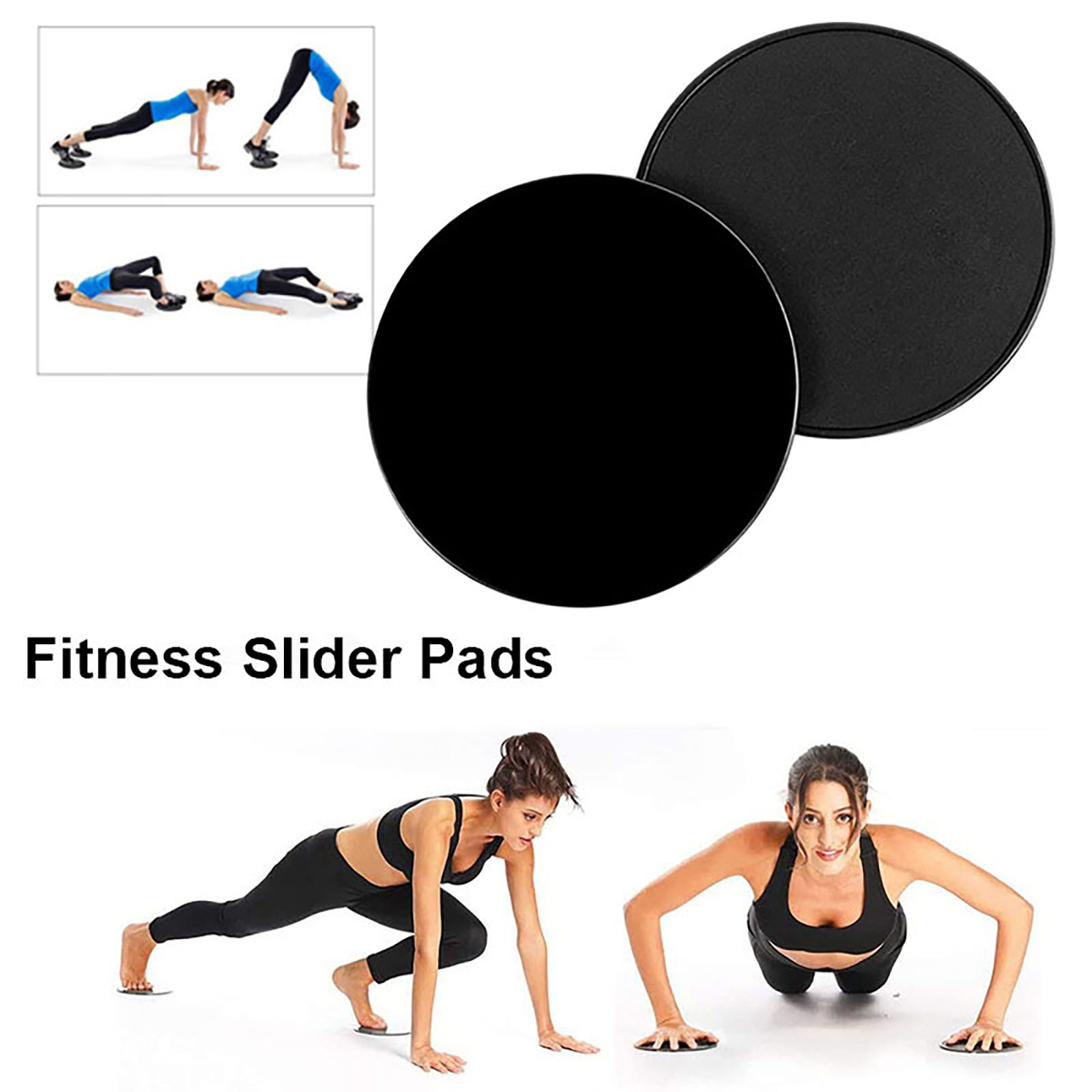 2Pcs Exercise Sliding Plate Du - Gliding Disc Slider 评论和价格