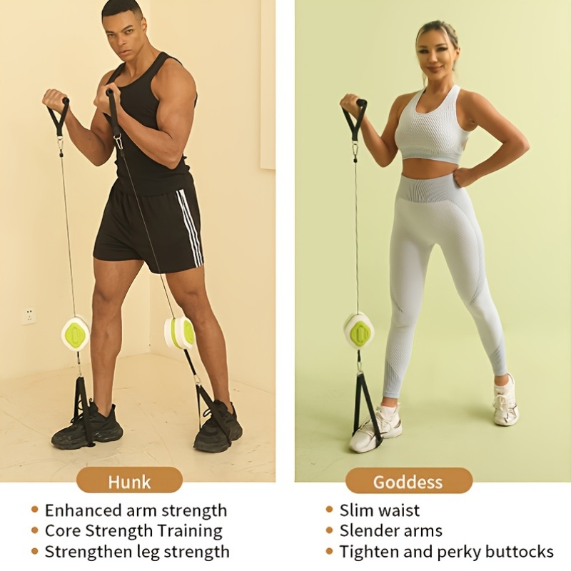 Portable Retractable Cable Tra - Home Gym Kit 评论和价格