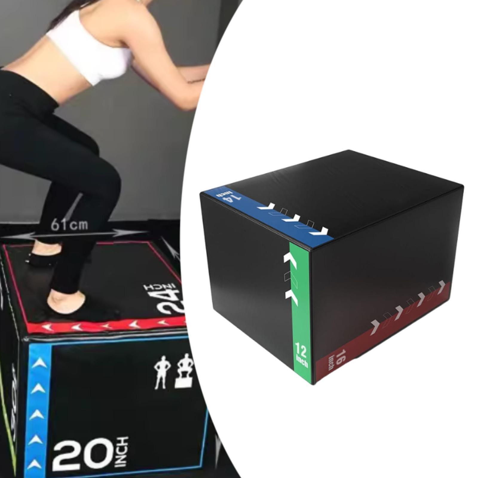 Plyometric Jump Box Heavy Duty - Home Gym Jump Box 评论和价格