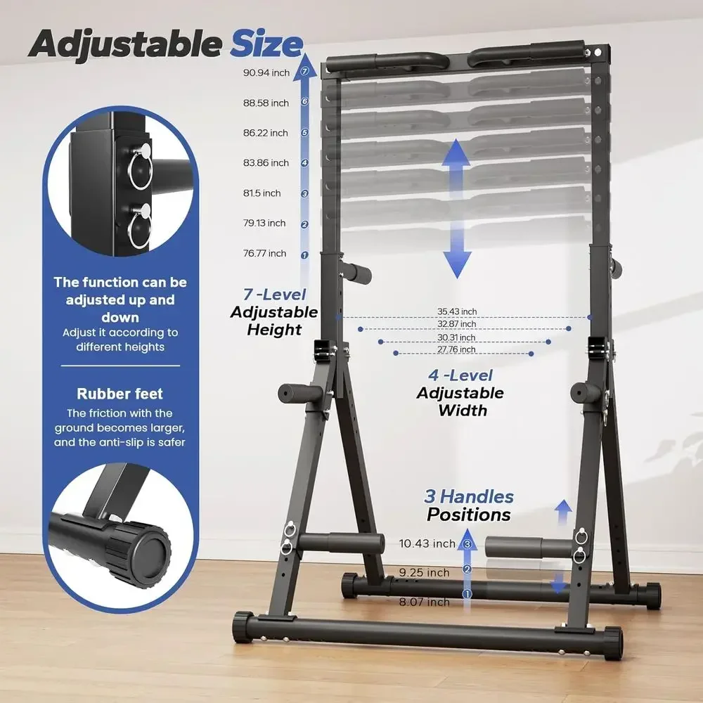 Adjustable Pull-Up Bar Station - Home Gym Training 评论和价格