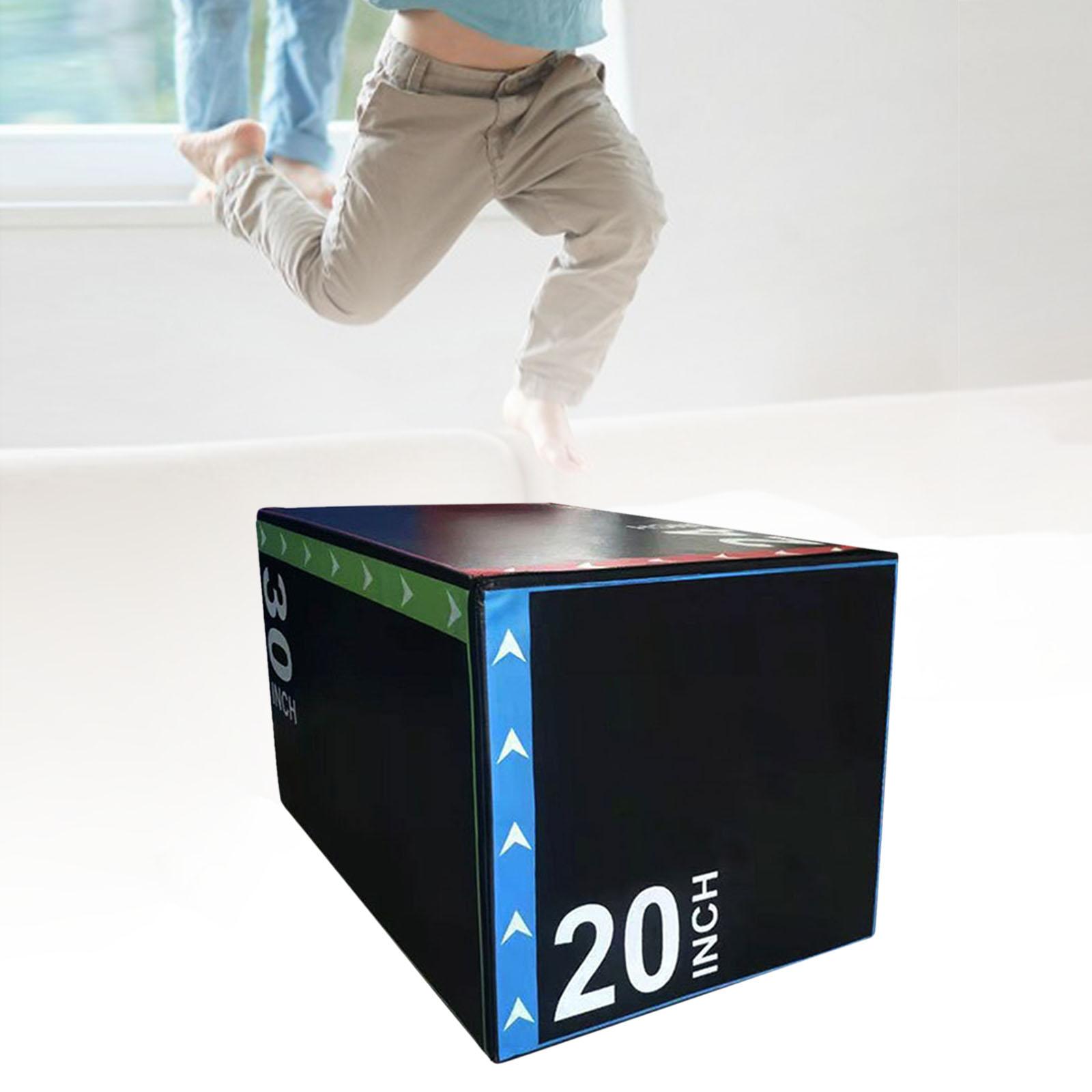 3 in 1 Plyometric Jump Box Ant - Home Gym Jump Box 评论和价格
