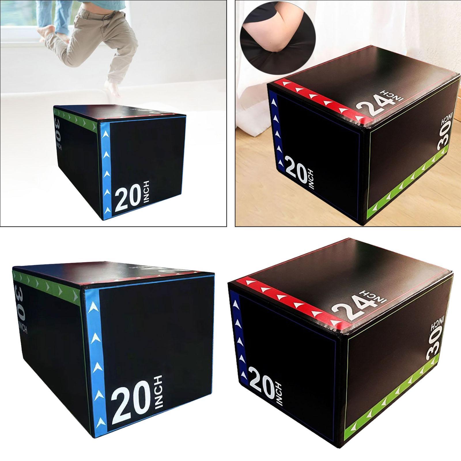 3 in 1 Plyometric Jump Box Ant - Home Gym Jump Box 评论和价格